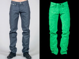 Illustration for article titled Naked and Famous' Glow in the Dark Jeans Look Rad...ioactive